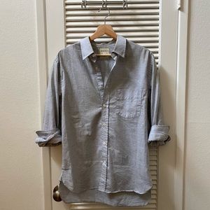 Billy Reid Split Hem Button-Down